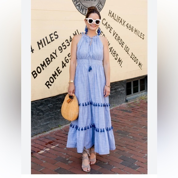 Maggy London Dresses & Skirts - Maggy London Woven Cotton Maxi Dress 2